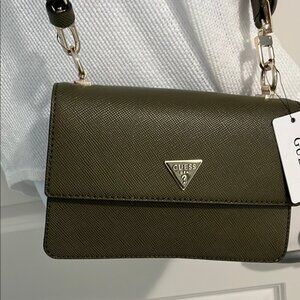GUESS Dark Green Crossbody Bag